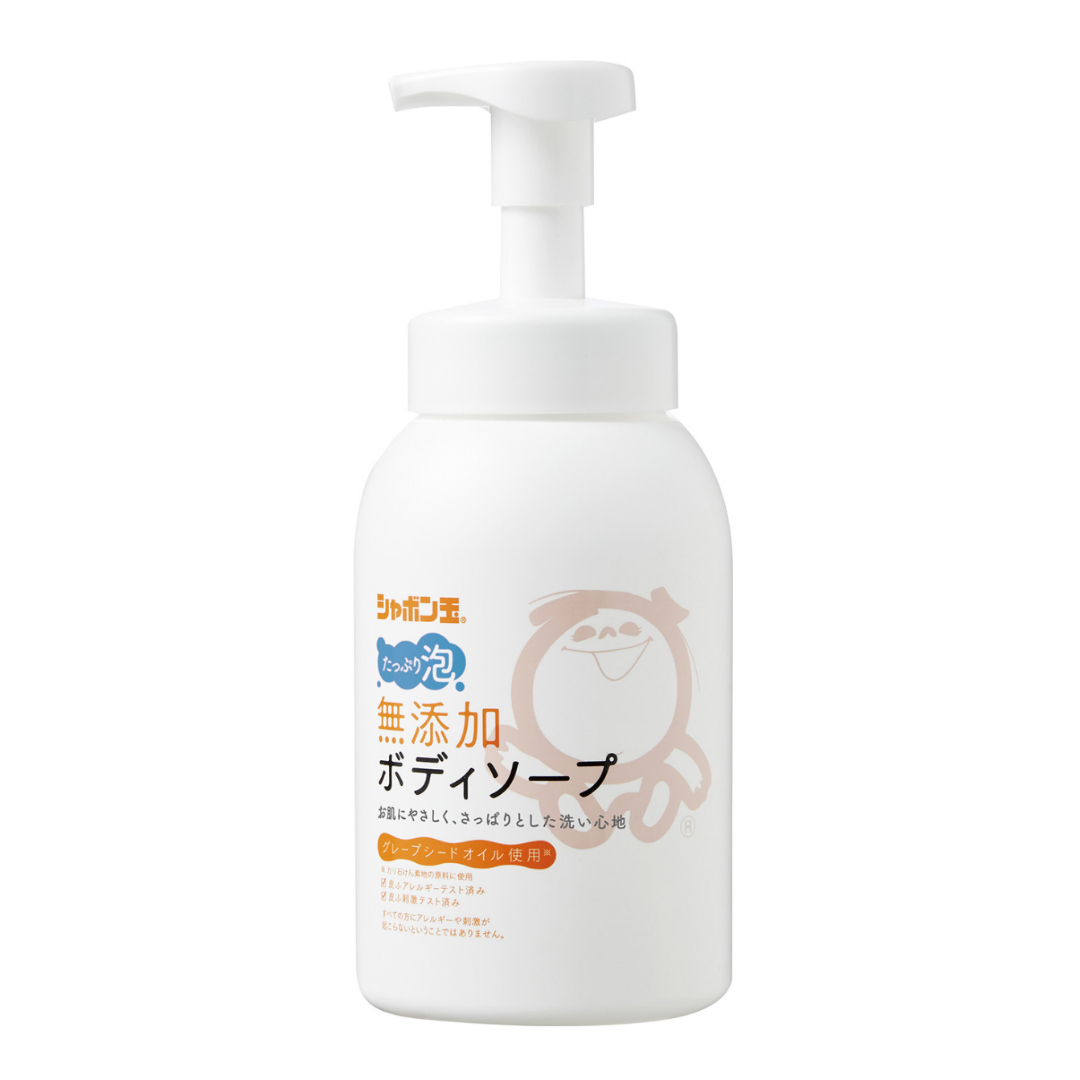 Shabondama Additive-Free Foaming Body Wash 570mL - Made in Japan